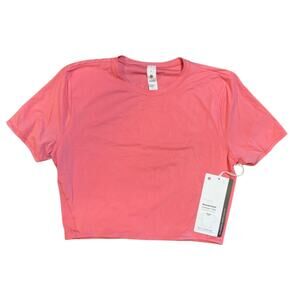 Lululemon Crewneck Cropped T-Shirt – Sakura Pink | Size L | NWT